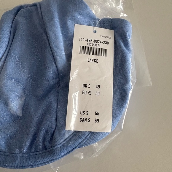 Blue Wide Strap Bikini Top - Picture 3 of 3